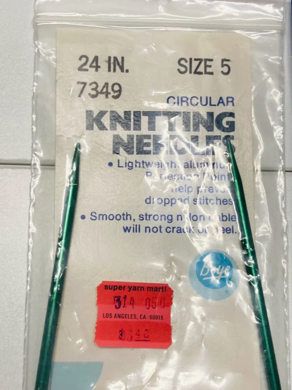 2 NEW‎ Metal Circular Knitting Needles Susan Bates Quicksilver and Boye